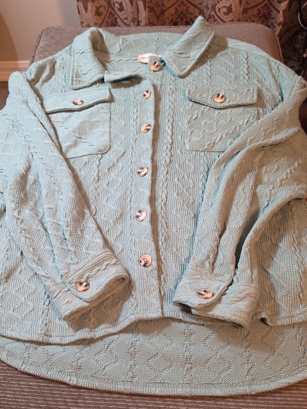 New In Sweater Shacket - Picture 13 of 13